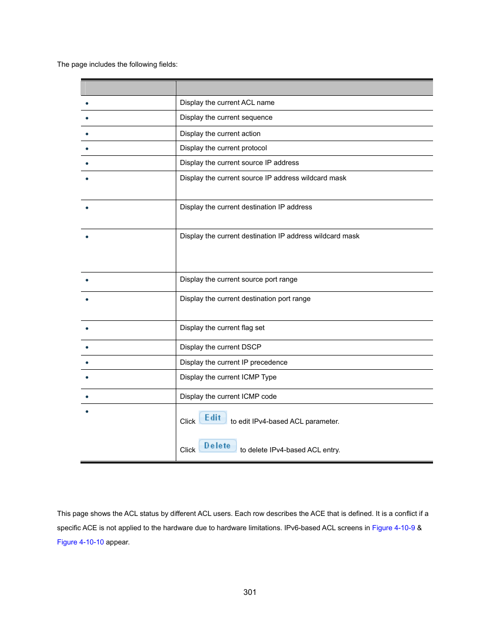 5 ipv6-based acl, 5 ipv6‐based acl | Interlogix NS3500-28T-4S User Manual User Manual | Page 301 / 363