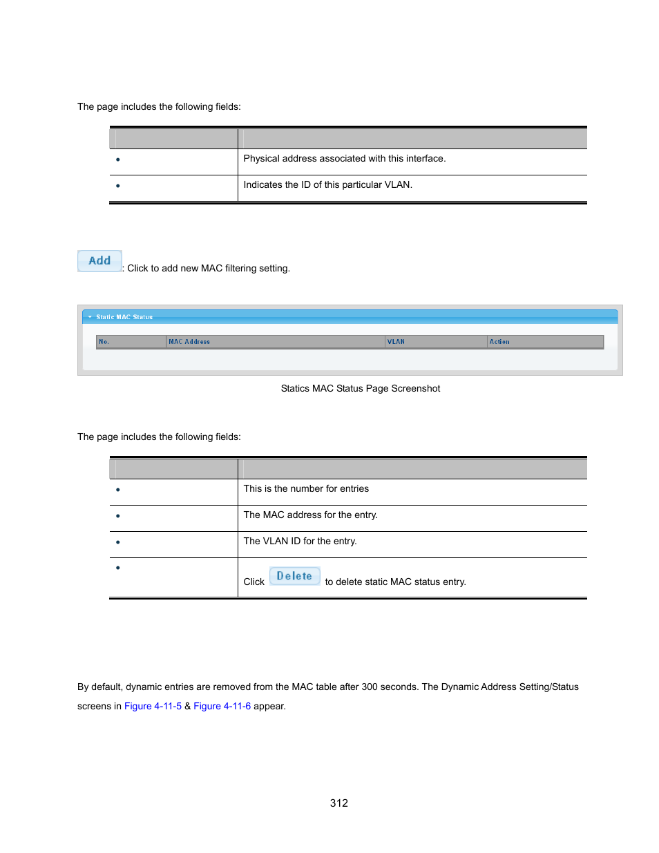 3 dynamic address setting | Interlogix NS3500-28T-4S User Manual User Manual | Page 312 / 363