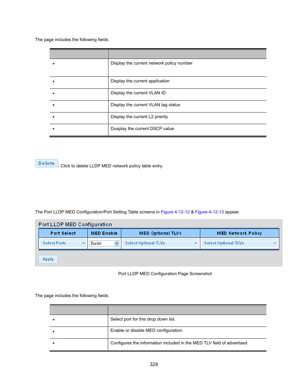 7 med port setting | Interlogix NS3500-28T-4S User Manual User Manual | Page 329 / 363