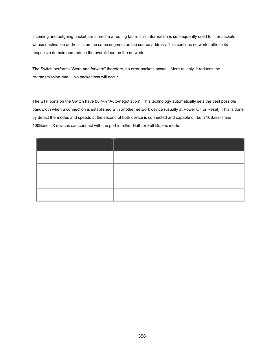 5 auto-negotiation, Egotiation | Interlogix NS3500-28T-4S User Manual User Manual | Page 358 / 363