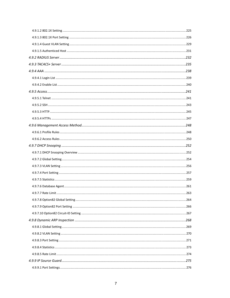 Interlogix NS3500-28T-4S User Manual User Manual | Page 7 / 363