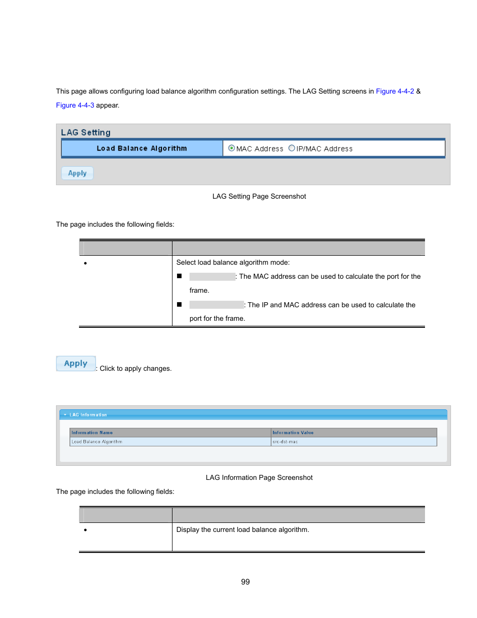 1 lag setting | Interlogix NS3500-28T-4S User Manual User Manual | Page 99 / 363