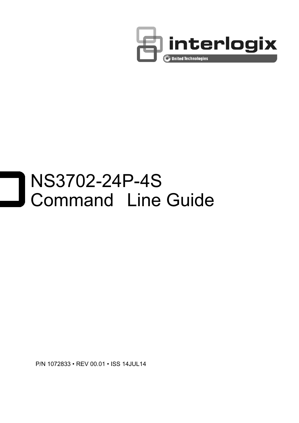 Interlogix NS3702-24P-4S Command Line Guide User Manual | 405 pages