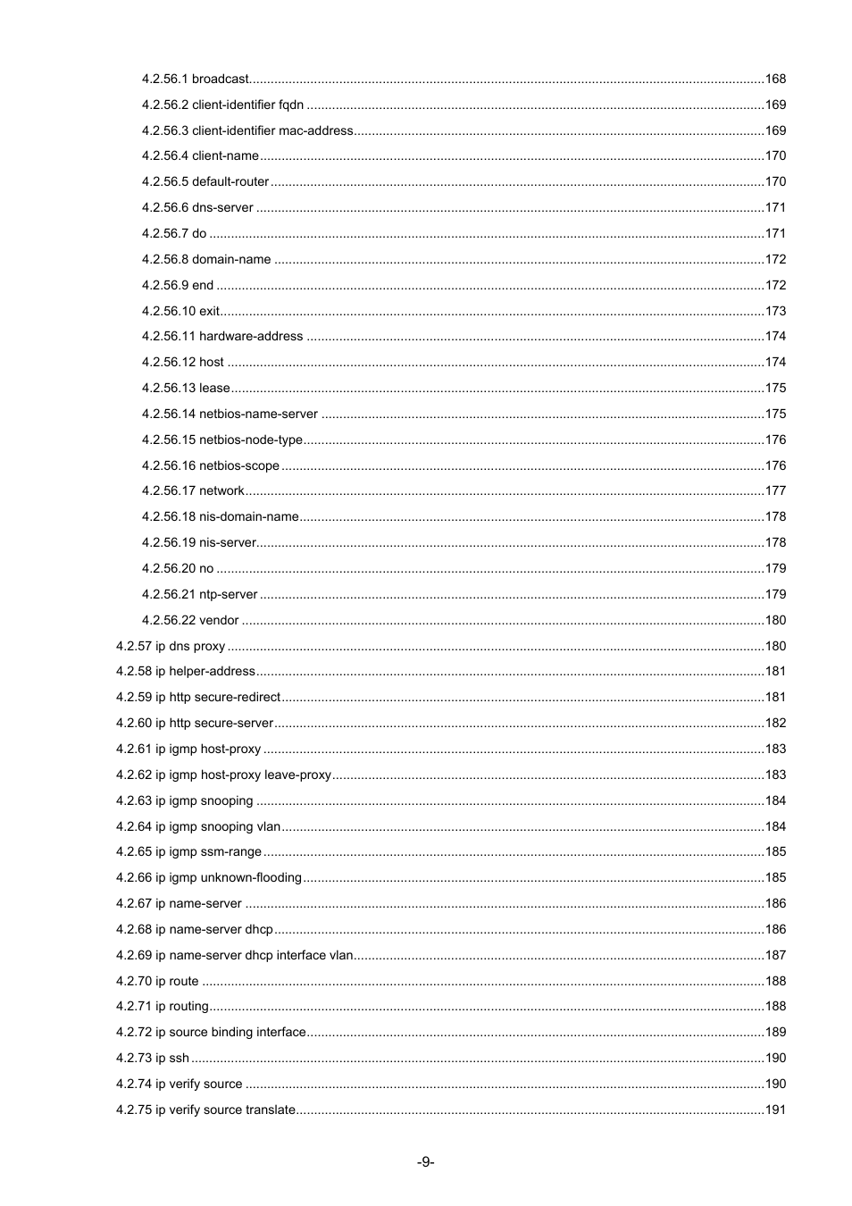 Interlogix NS3702-24P-4S Command Line Guide User Manual | Page 10 / 405