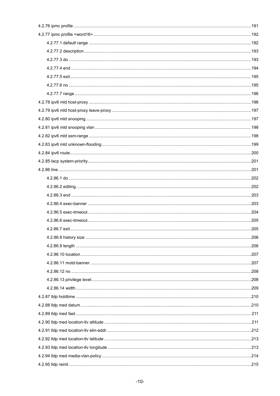 Interlogix NS3702-24P-4S Command Line Guide User Manual | Page 11 / 405