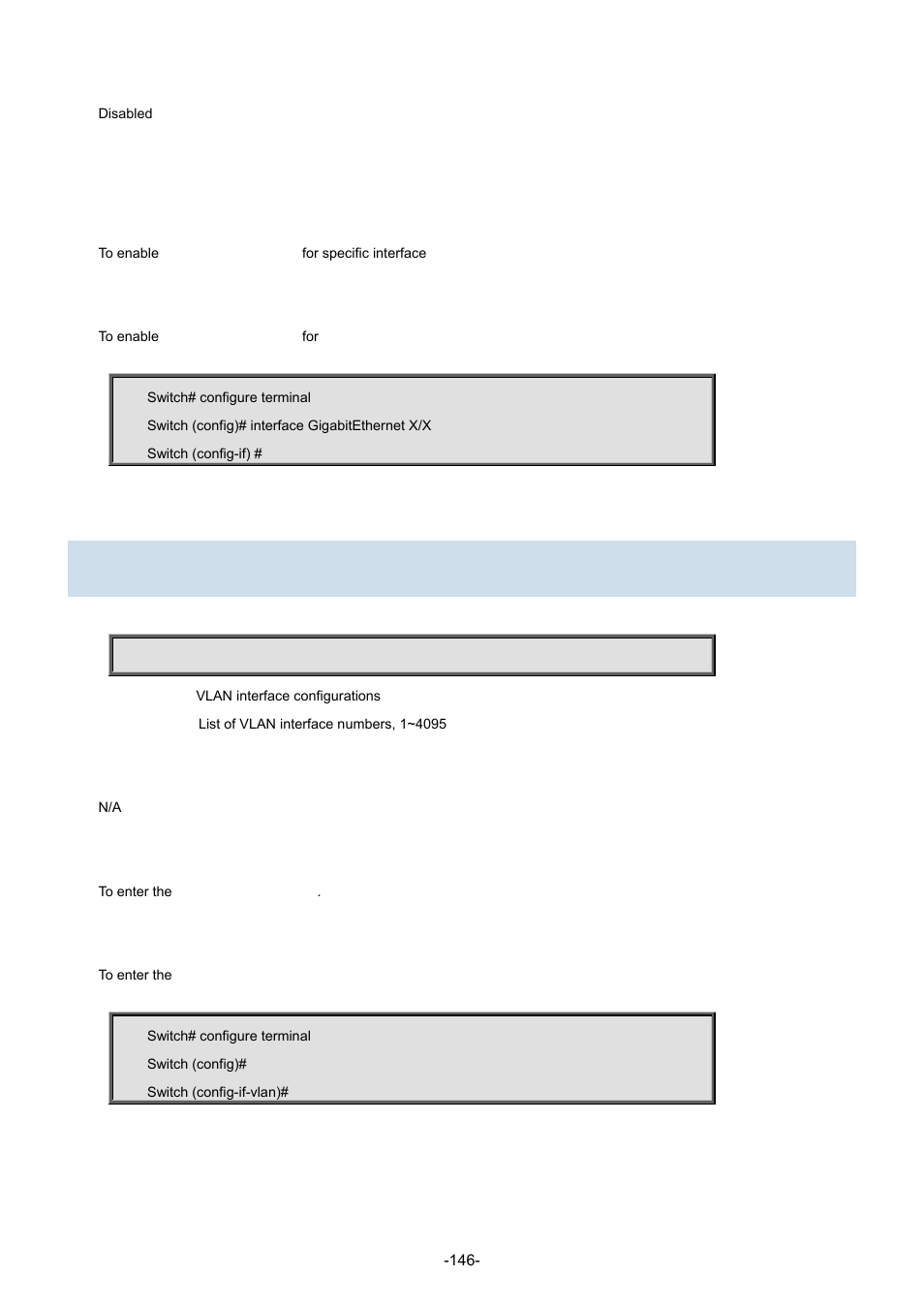 49 interface vlan | Interlogix NS3702-24P-4S Command Line Guide User Manual | Page 146 / 405