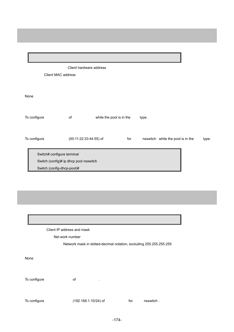 11 hardware-address, 12 host | Interlogix NS3702-24P-4S Command Line Guide User Manual | Page 174 / 405
