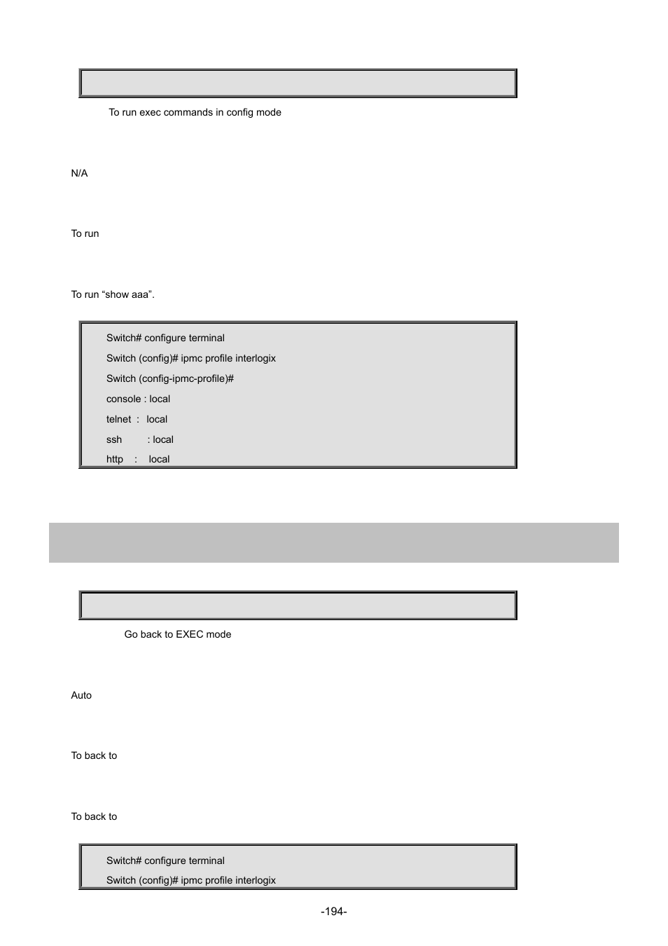 4 end | Interlogix NS3702-24P-4S Command Line Guide User Manual | Page 194 / 405