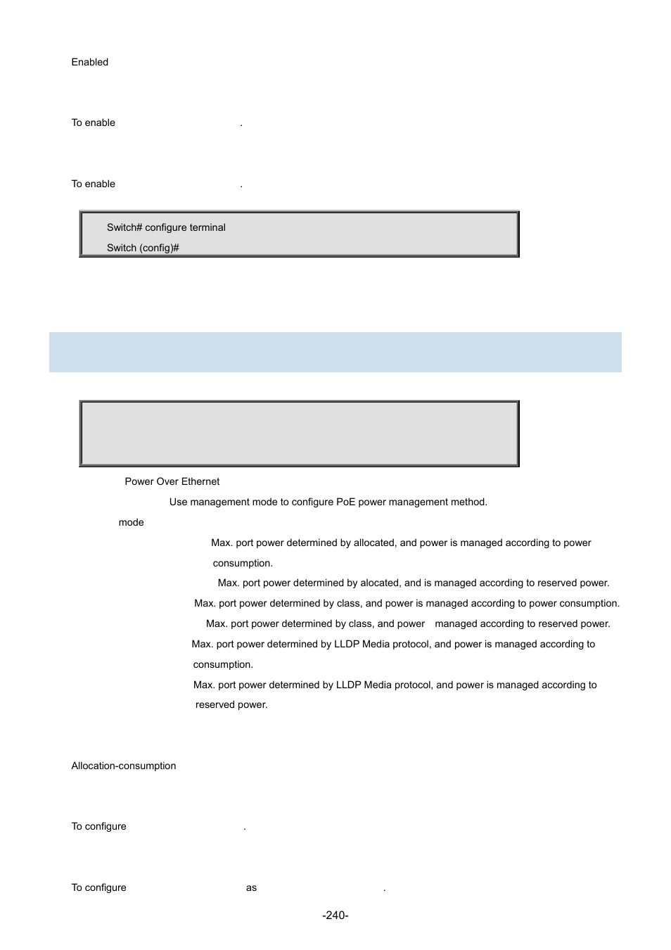 137 poe management mode | Interlogix NS3702-24P-4S Command Line Guide User Manual | Page 240 / 405
