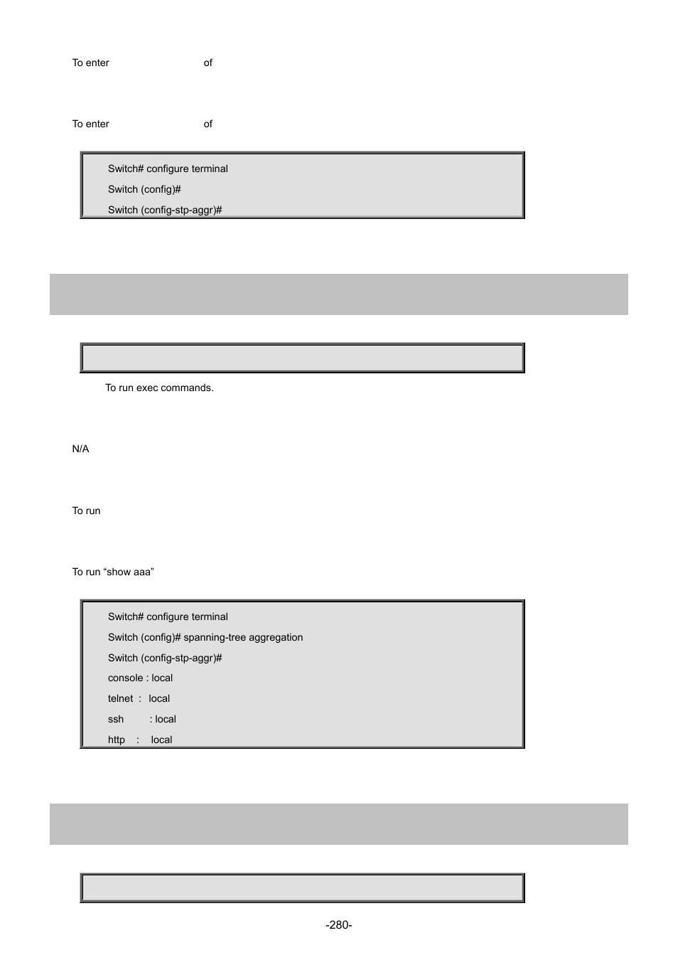 1 do, 2 end | Interlogix NS3702-24P-4S Command Line Guide User Manual | Page 280 / 405