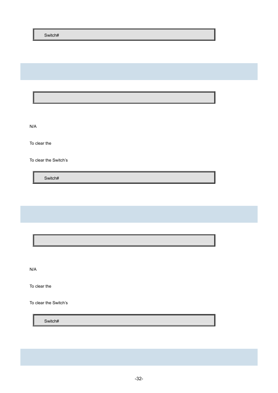 13 clear ip dhcp server binding expired, 14 clear ip dhcp server binding manual, 15 clear ip igmp snooping statistics | Interlogix NS3702-24P-4S Command Line Guide User Manual | Page 32 / 405