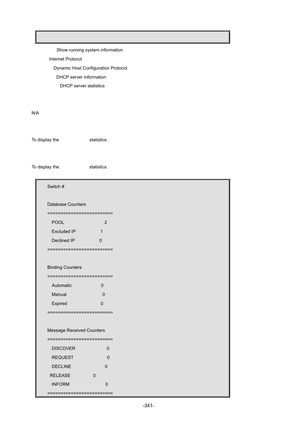 Interlogix NS3702-24P-4S Command Line Guide User Manual | Page 341 / 405