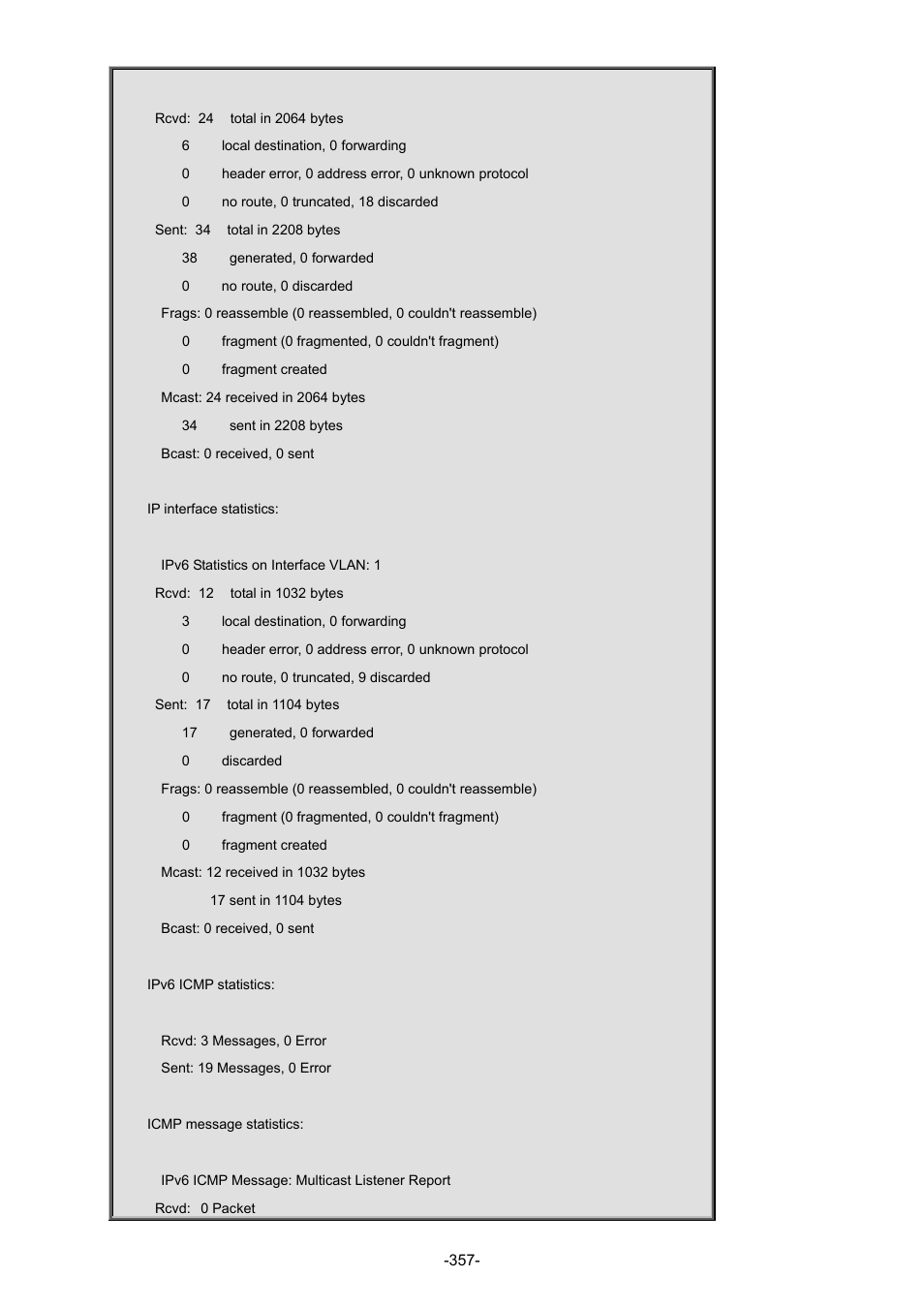 Interlogix NS3702-24P-4S Command Line Guide User Manual | Page 357 / 405