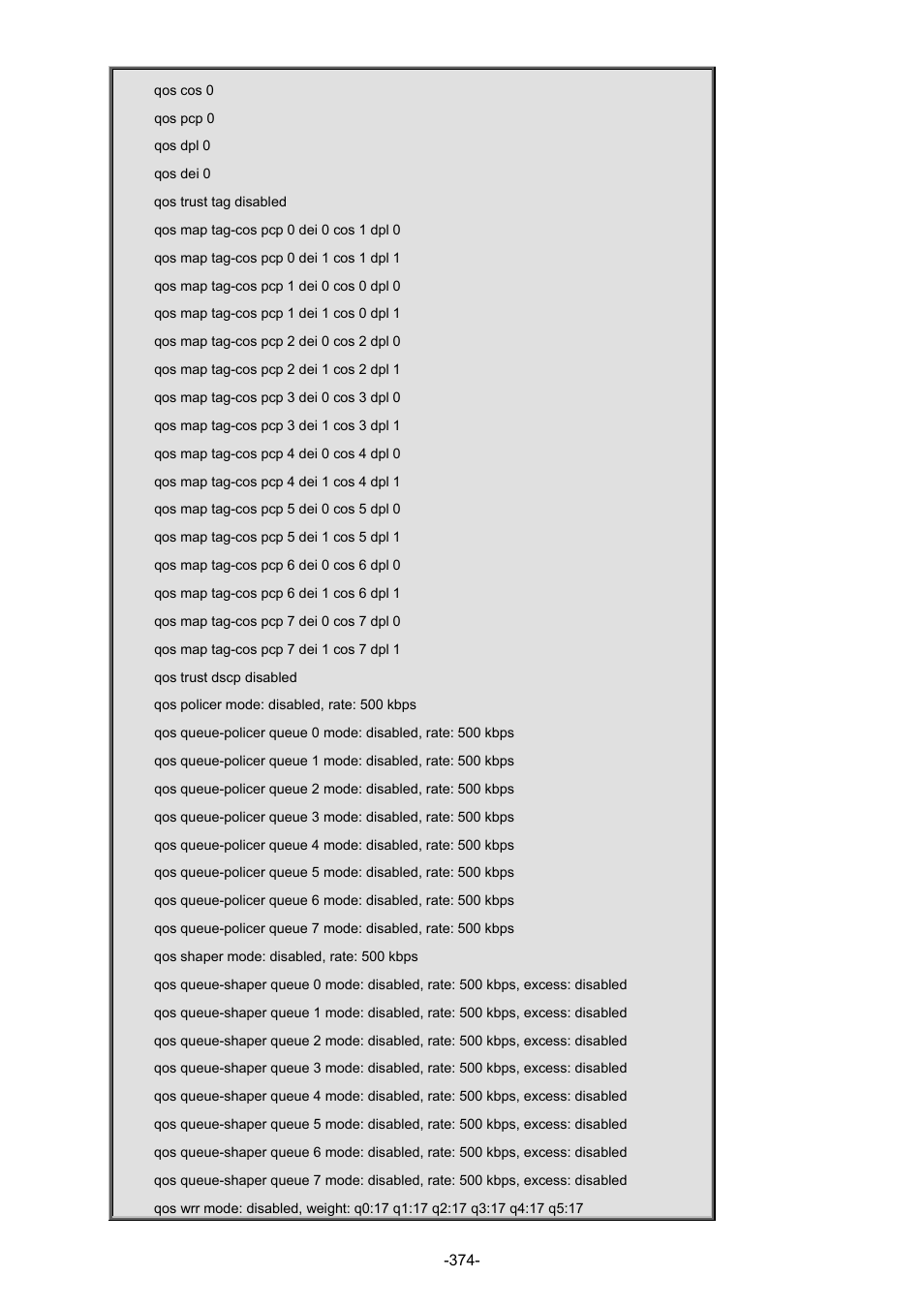 Interlogix NS3702-24P-4S Command Line Guide User Manual | Page 374 / 405