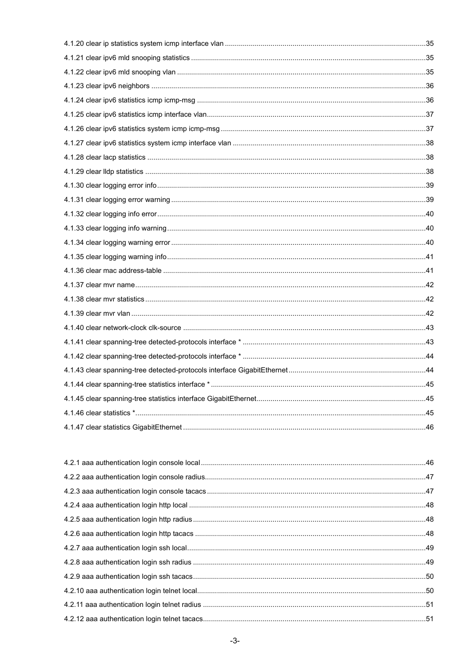 Interlogix NS3702-24P-4S Command Line Guide User Manual | Page 4 / 405