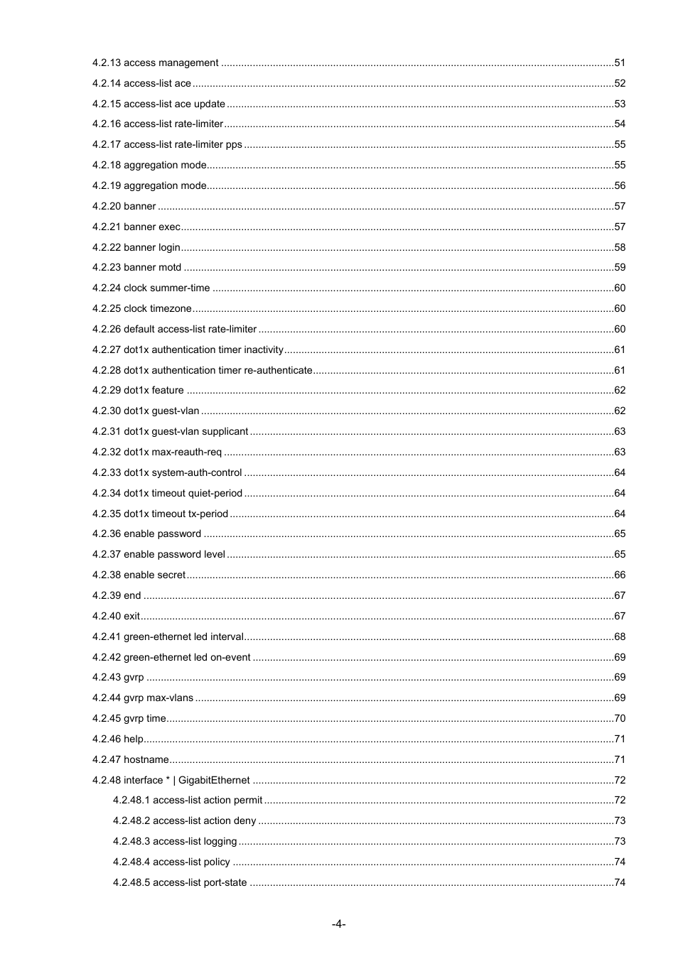Interlogix NS3702-24P-4S Command Line Guide User Manual | Page 5 / 405