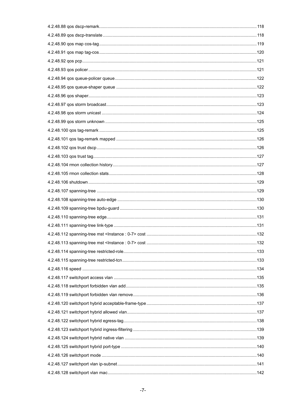 Interlogix NS3702-24P-4S Command Line Guide User Manual | Page 8 / 405