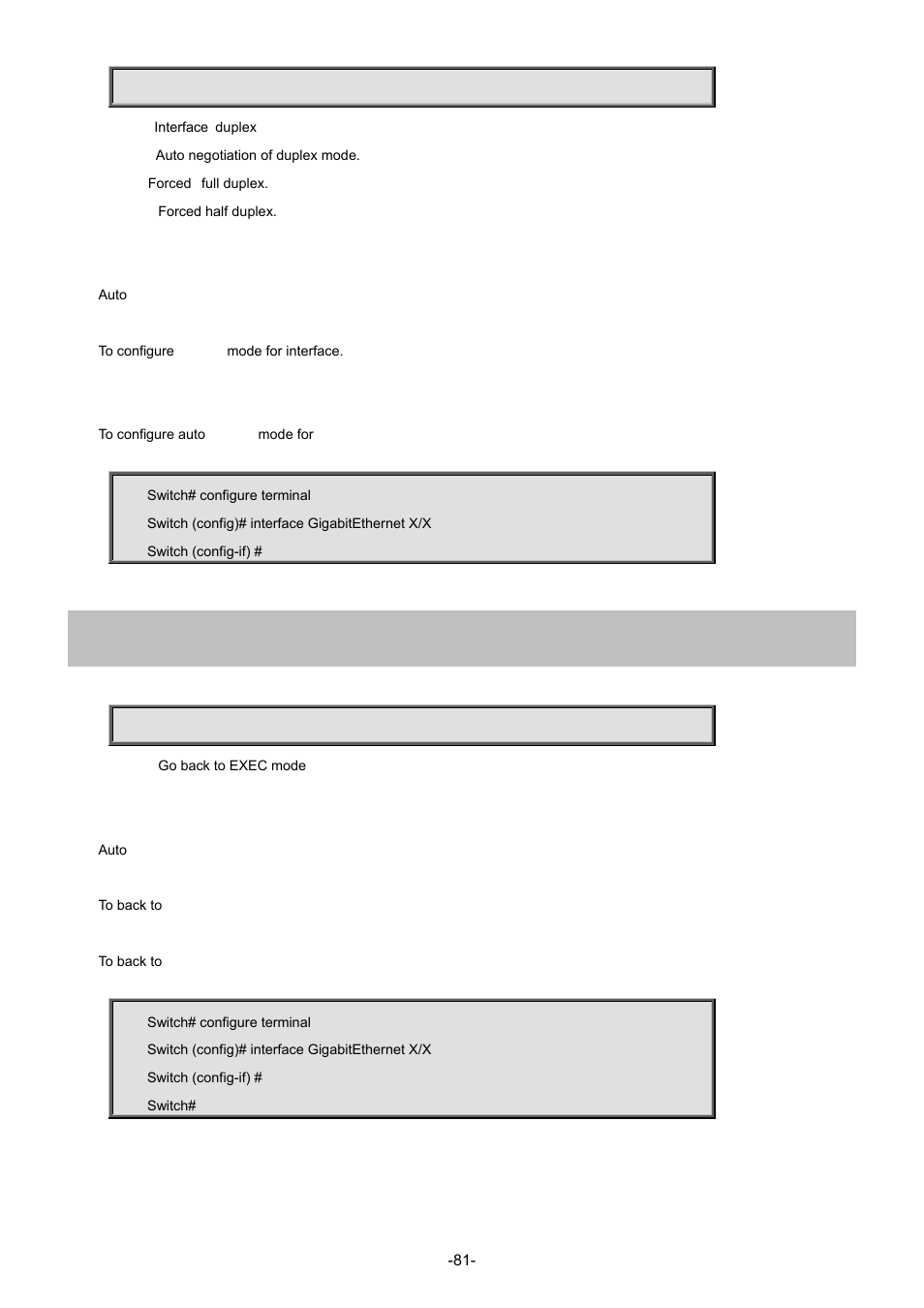 18 end | Interlogix NS3702-24P-4S Command Line Guide User Manual | Page 81 / 405