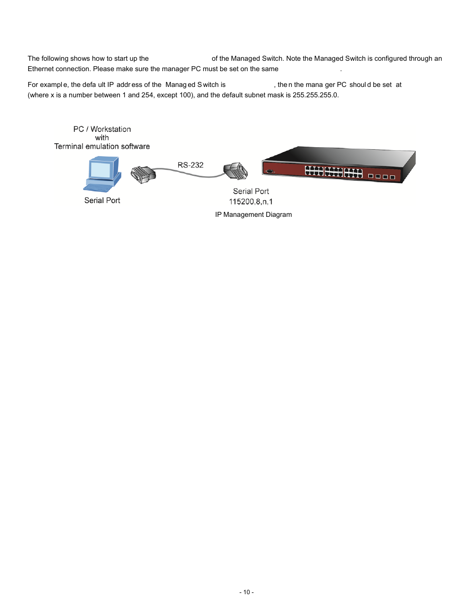 Starting web management | Interlogix NS3702-24P-4S Quick Start User Manual | Page 10 / 13