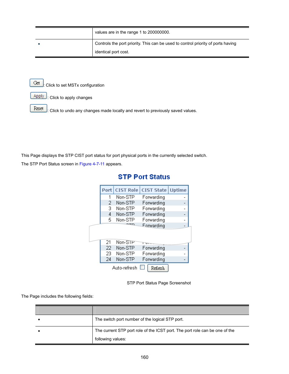 8 port status | Interlogix NS3702-24P-4S User Manual User Manual | Page 160 / 405