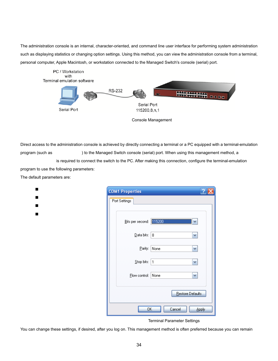 3 administration console | Interlogix NS3702-24P-4S User Manual User Manual | Page 34 / 405
