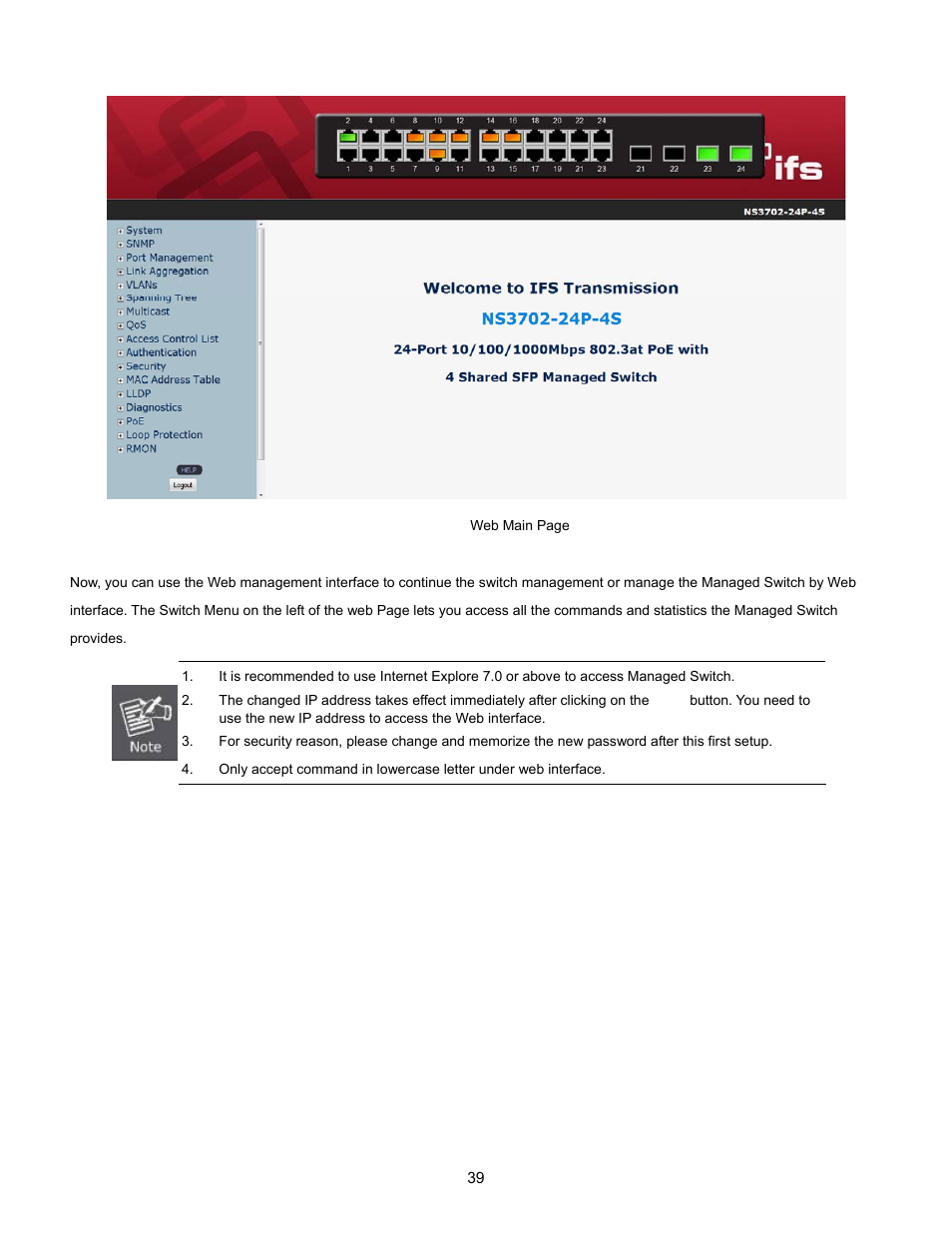 Interlogix NS3702-24P-4S User Manual User Manual | Page 39 / 405