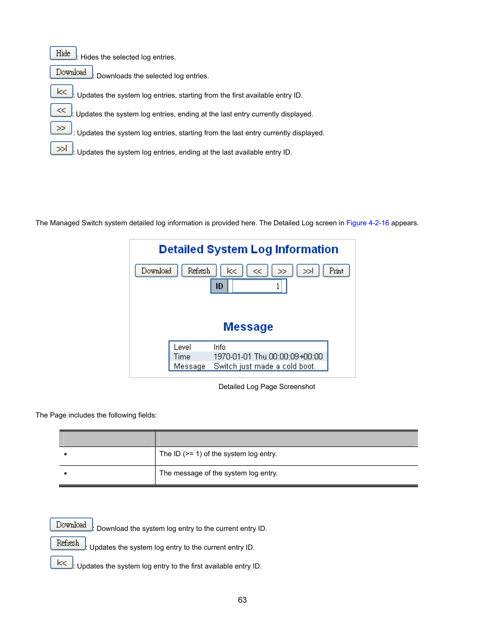 13 detailed log | Interlogix NS3702-24P-4S User Manual User Manual | Page 63 / 405