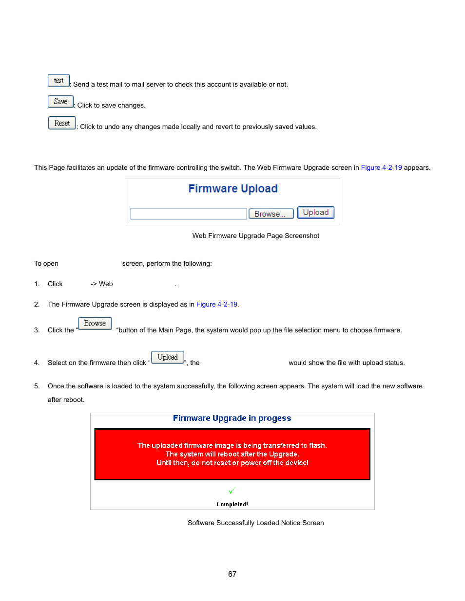 16 web firmware upgrade | Interlogix NS3702-24P-4S User Manual User Manual | Page 67 / 405
