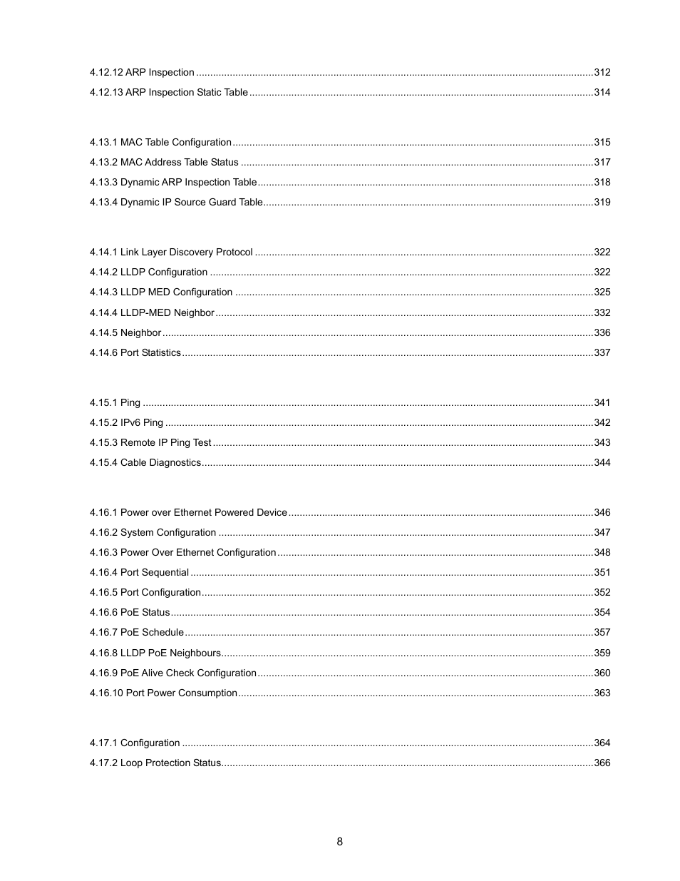 Interlogix NS3702-24P-4S User Manual User Manual | Page 8 / 405
