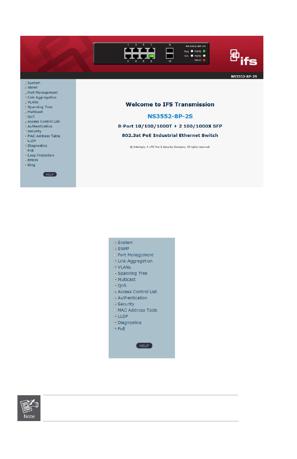 Interlogix NS3550-2T-8S Installation Guide User Manual | Page 16 / 18