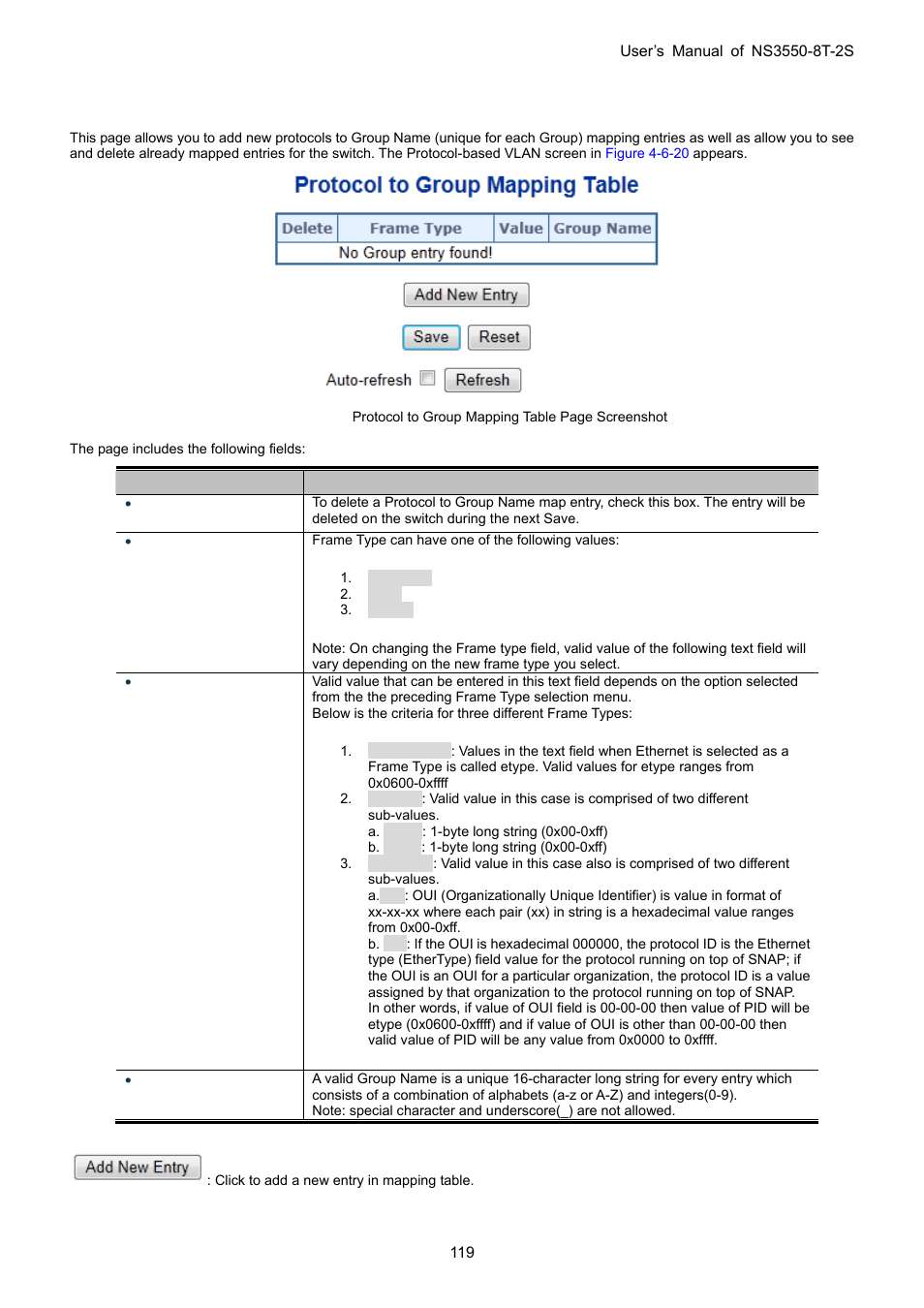 13 protocol-based vlan | Interlogix NS3550-8T-2S User Manual User Manual | Page 119 / 495