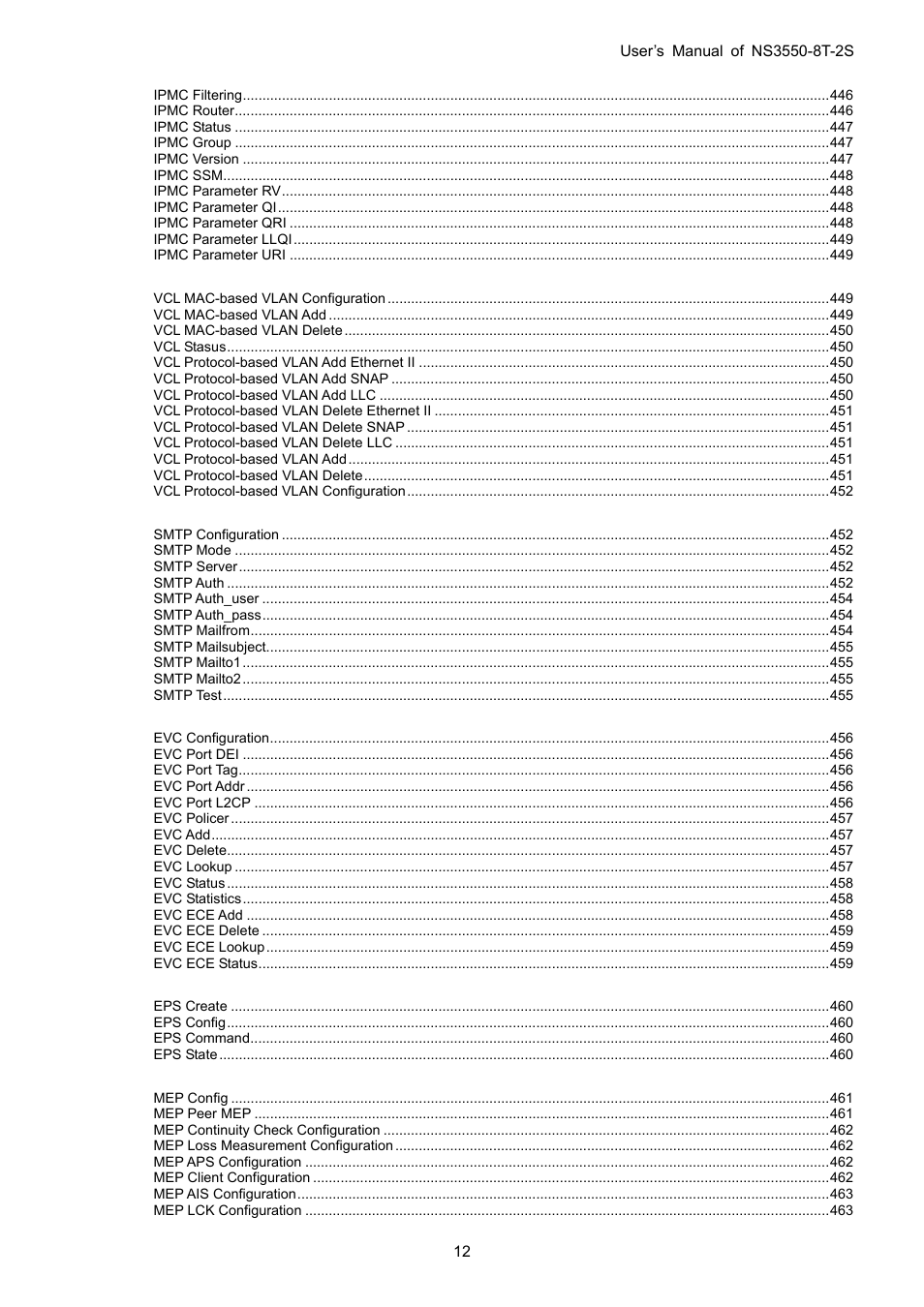 Interlogix NS3550-8T-2S User Manual User Manual | Page 12 / 495