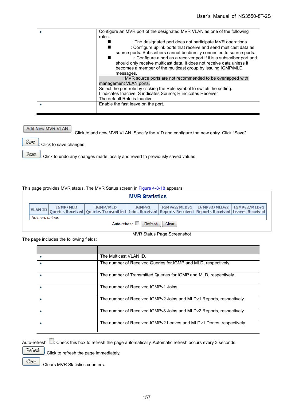 15 mvr status | Interlogix NS3550-8T-2S User Manual User Manual | Page 157 / 495