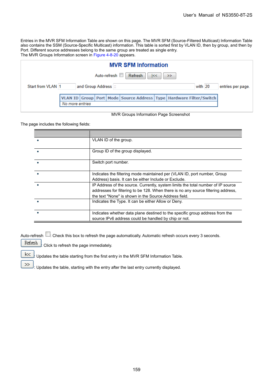 17 mvr sfm information, Mvr sfm information | Interlogix NS3550-8T-2S User Manual User Manual | Page 159 / 495