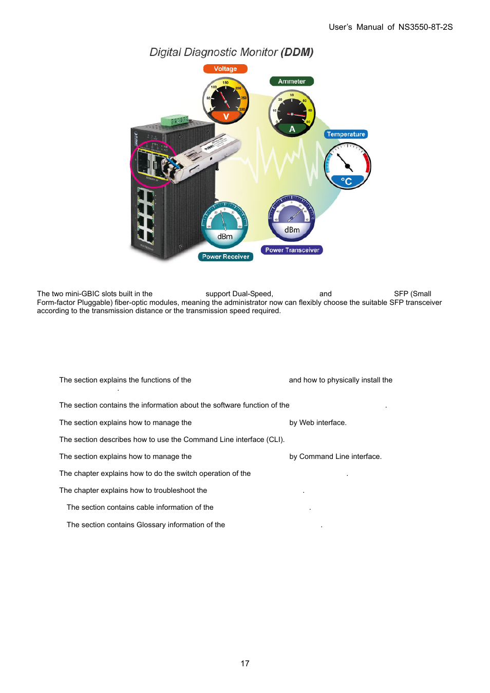 3 how to use this manual | Interlogix NS3550-8T-2S User Manual User Manual | Page 17 / 495