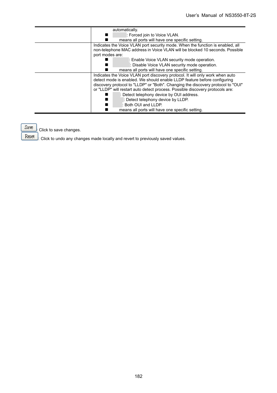 Interlogix NS3550-8T-2S User Manual User Manual | Page 182 / 495