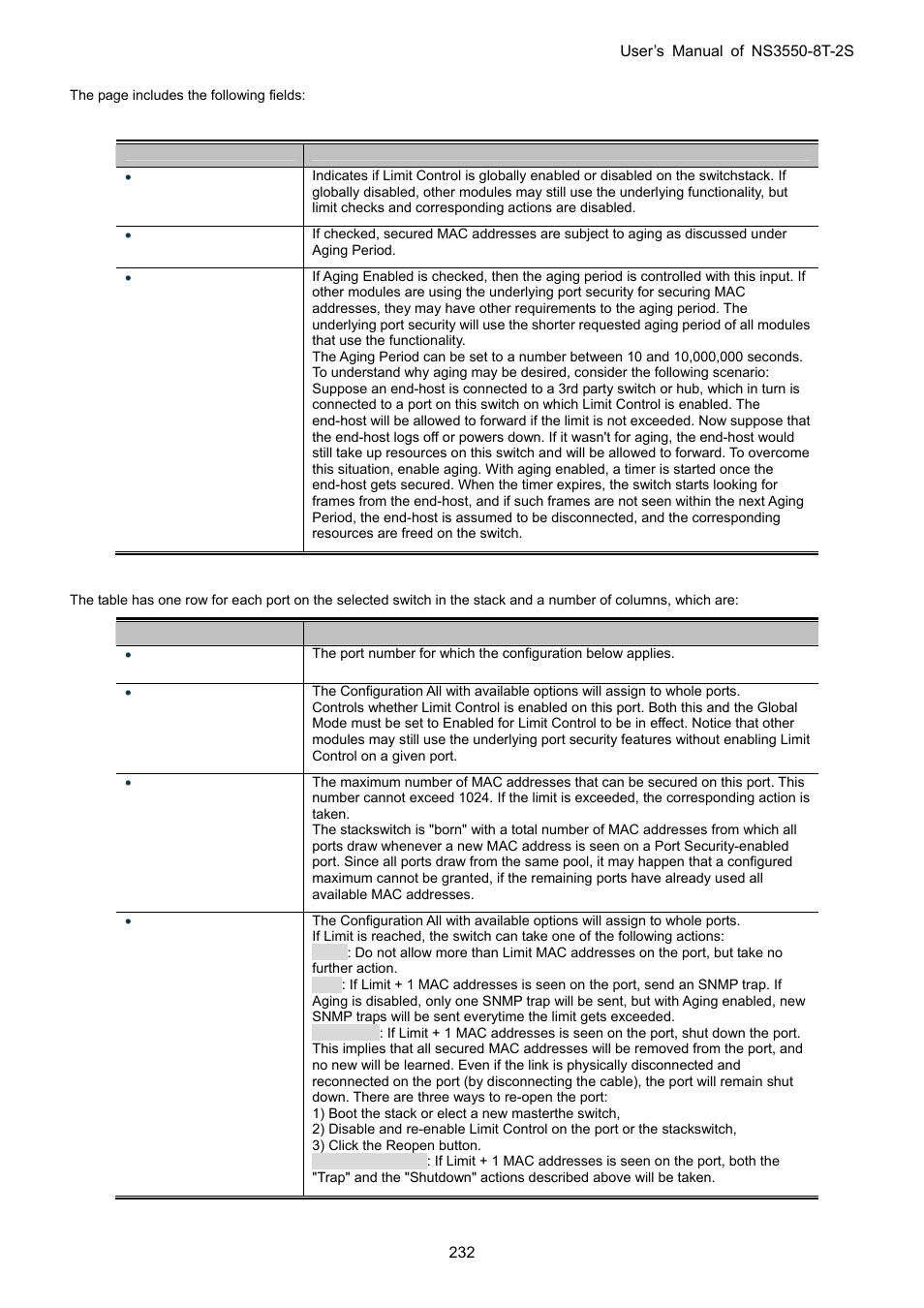 Interlogix NS3550-8T-2S User Manual User Manual | Page 232 / 495