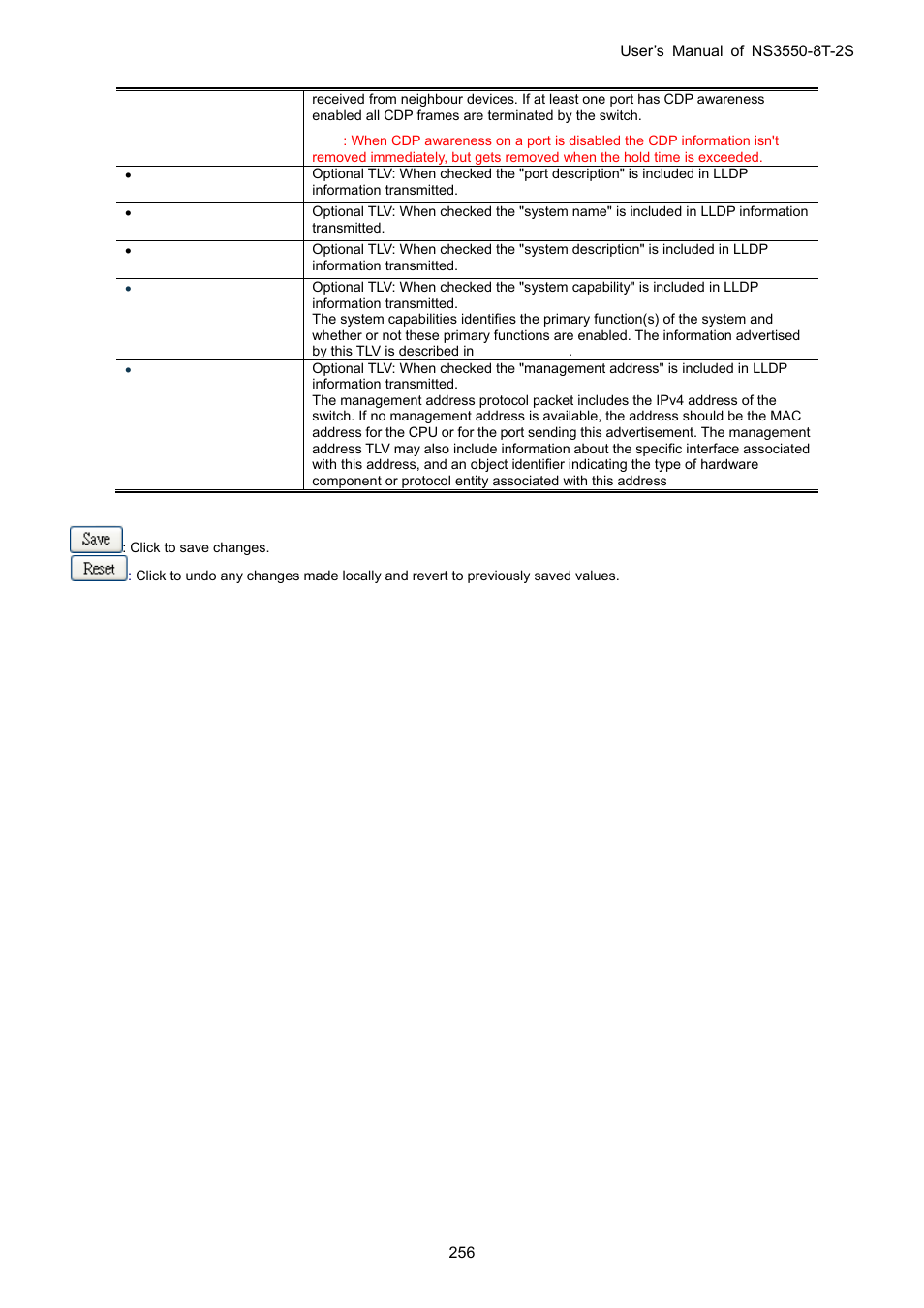 Interlogix NS3550-8T-2S User Manual User Manual | Page 256 / 495