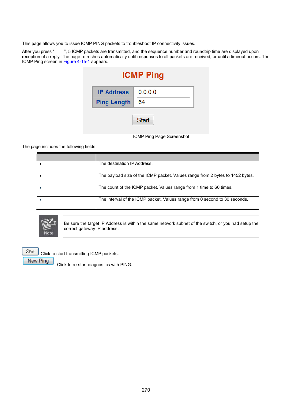 1 ping | Interlogix NS3550-8T-2S User Manual User Manual | Page 270 / 495