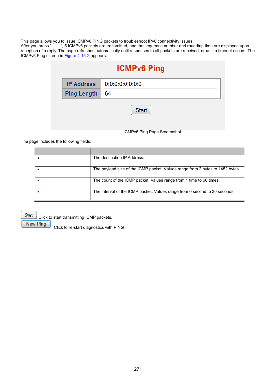 2 ipv6 ping | Interlogix NS3550-8T-2S User Manual User Manual | Page 271 / 495