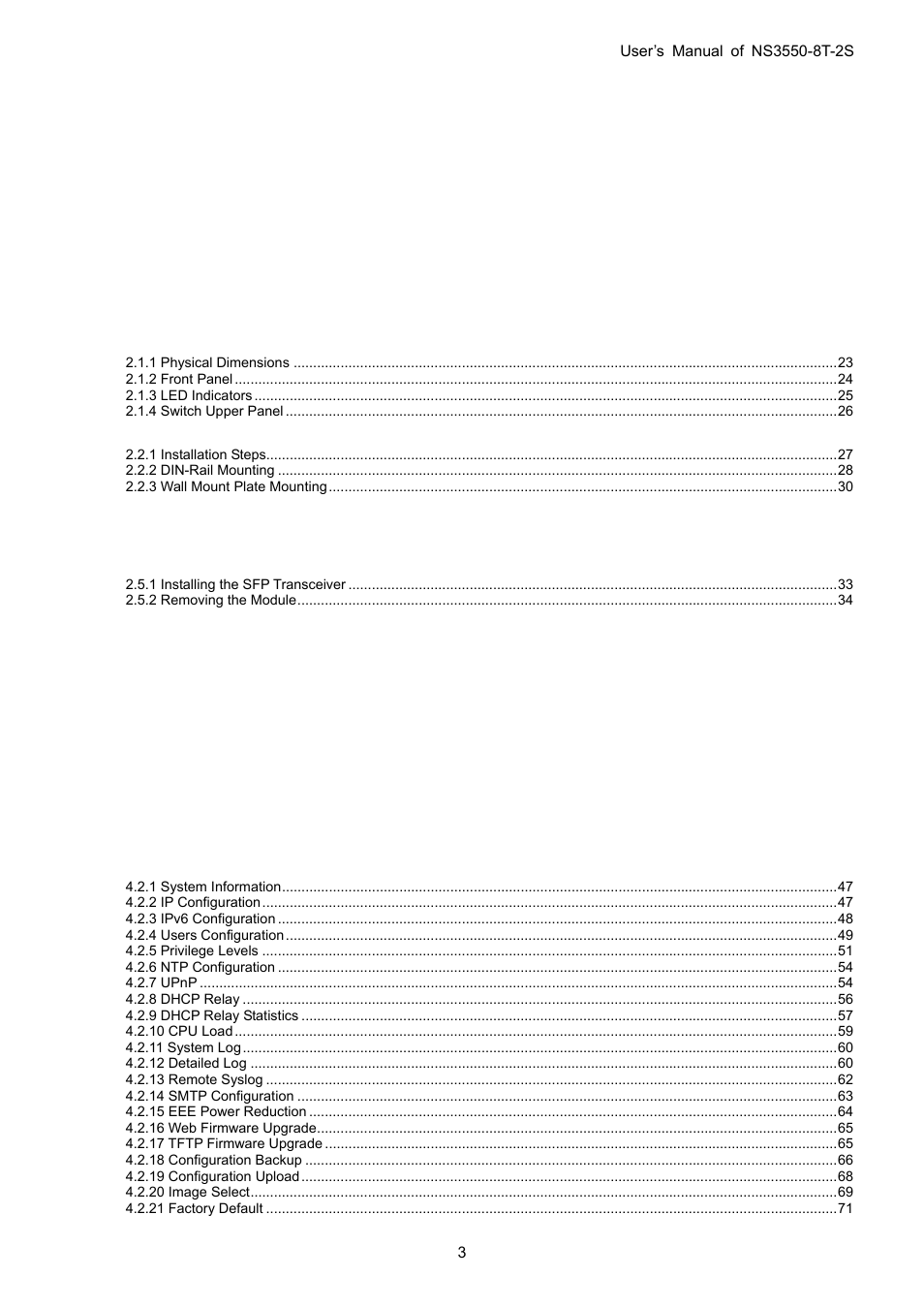 Interlogix NS3550-8T-2S User Manual User Manual | Page 3 / 495