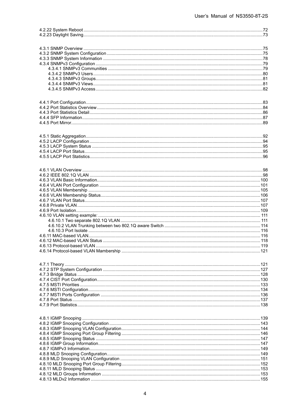 Interlogix NS3550-8T-2S User Manual User Manual | Page 4 / 495