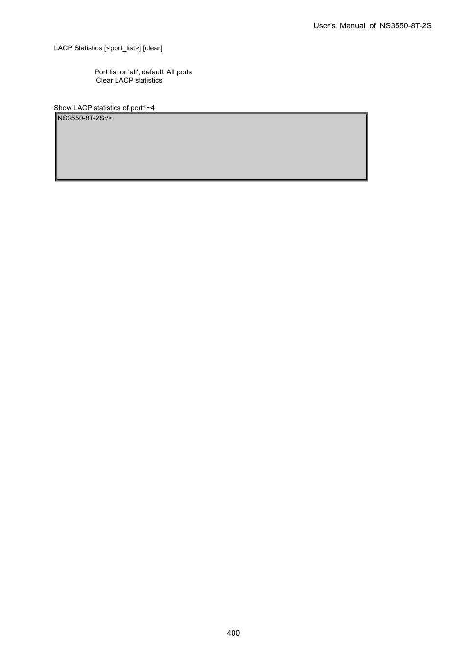 Interlogix NS3550-8T-2S User Manual User Manual | Page 400 / 495