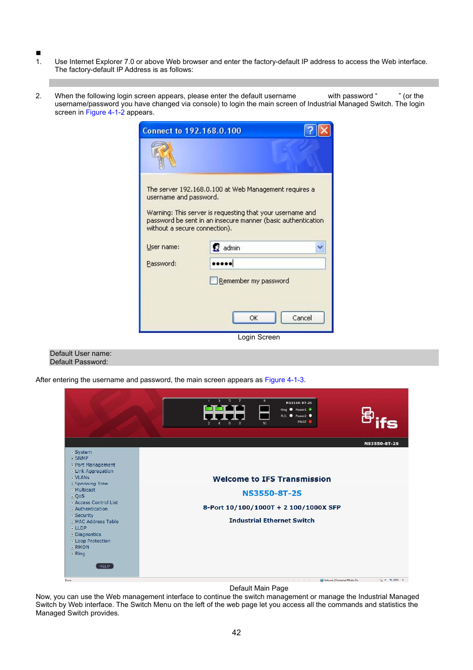 Interlogix NS3550-8T-2S User Manual User Manual | Page 42 / 495