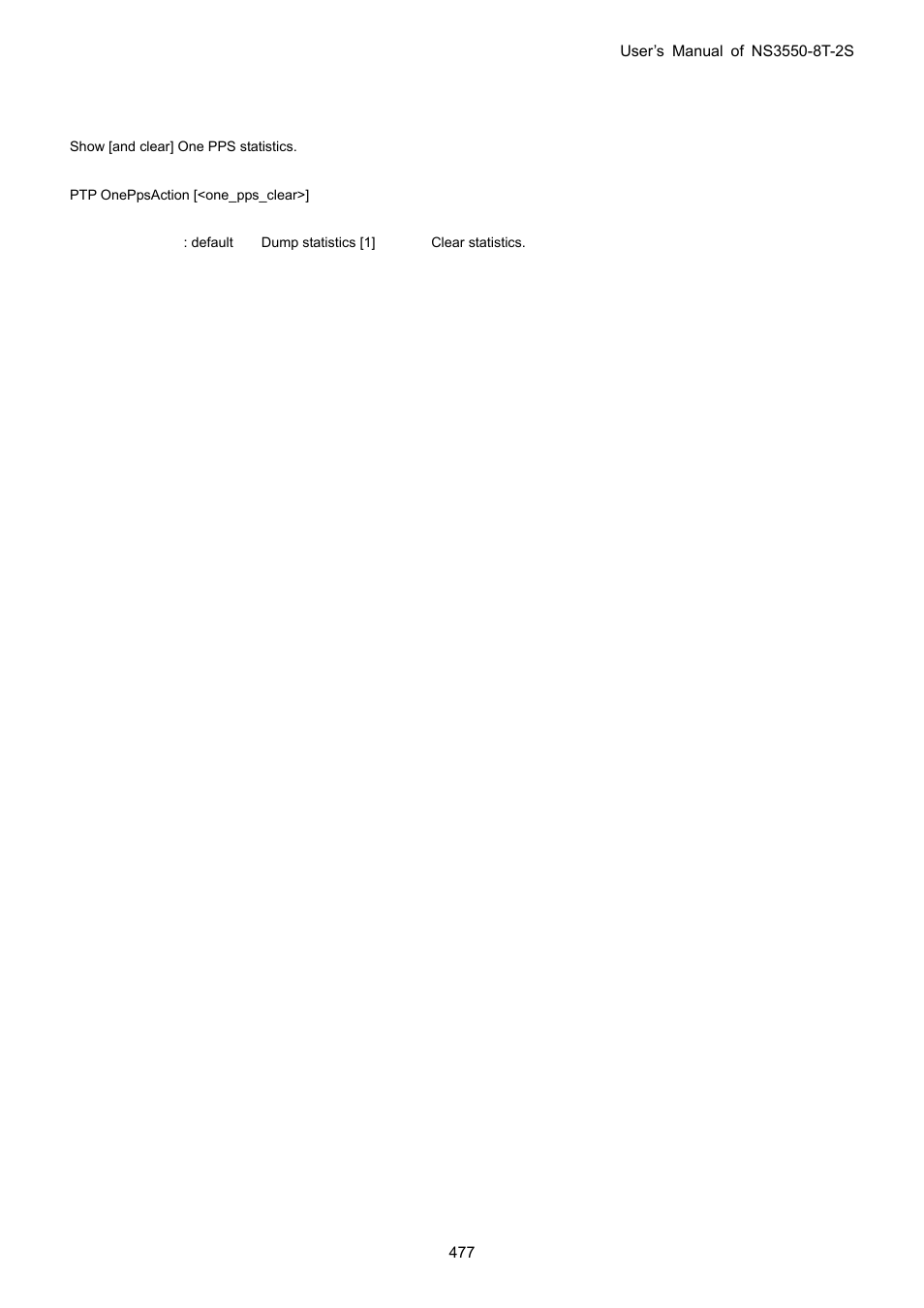 Ptp oneppsaction | Interlogix NS3550-8T-2S User Manual User Manual | Page 477 / 495