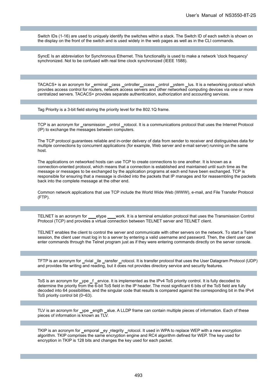 Interlogix NS3550-8T-2S User Manual User Manual | Page 493 / 495