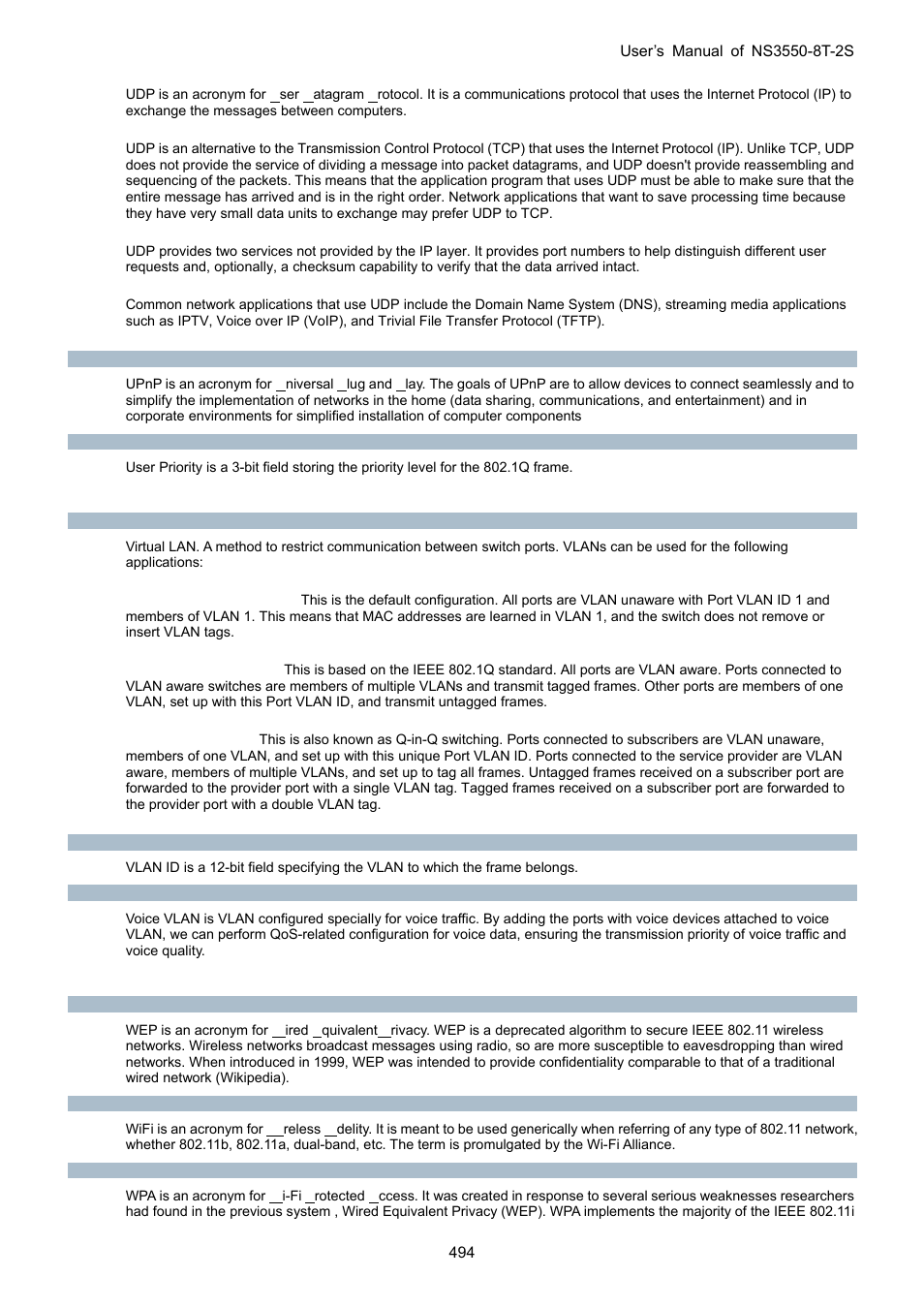 Interlogix NS3550-8T-2S User Manual User Manual | Page 494 / 495