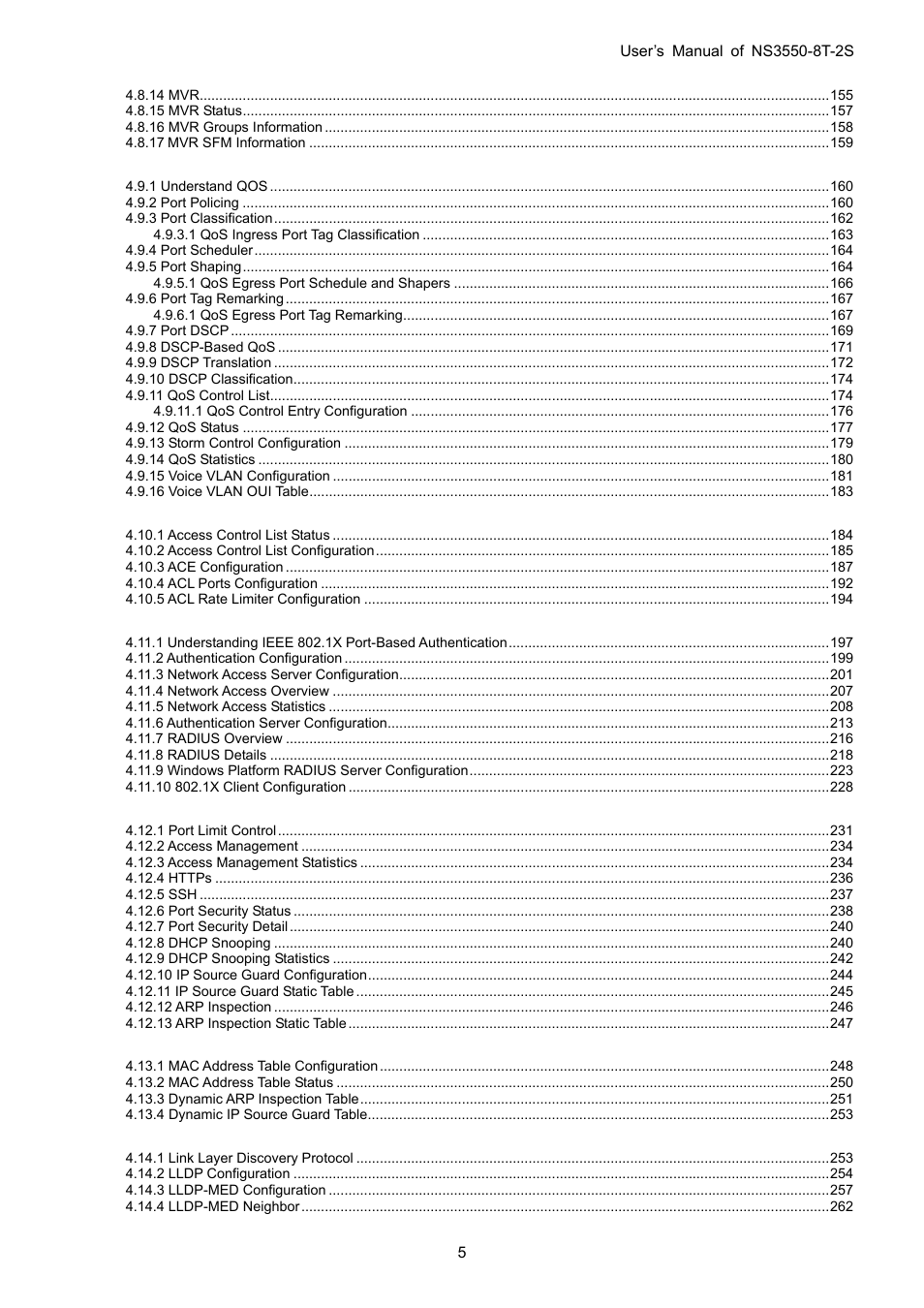 Interlogix NS3550-8T-2S User Manual User Manual | Page 5 / 495