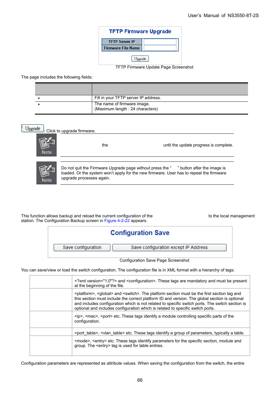 18 configuration backup | Interlogix NS3550-8T-2S User Manual User Manual | Page 66 / 495