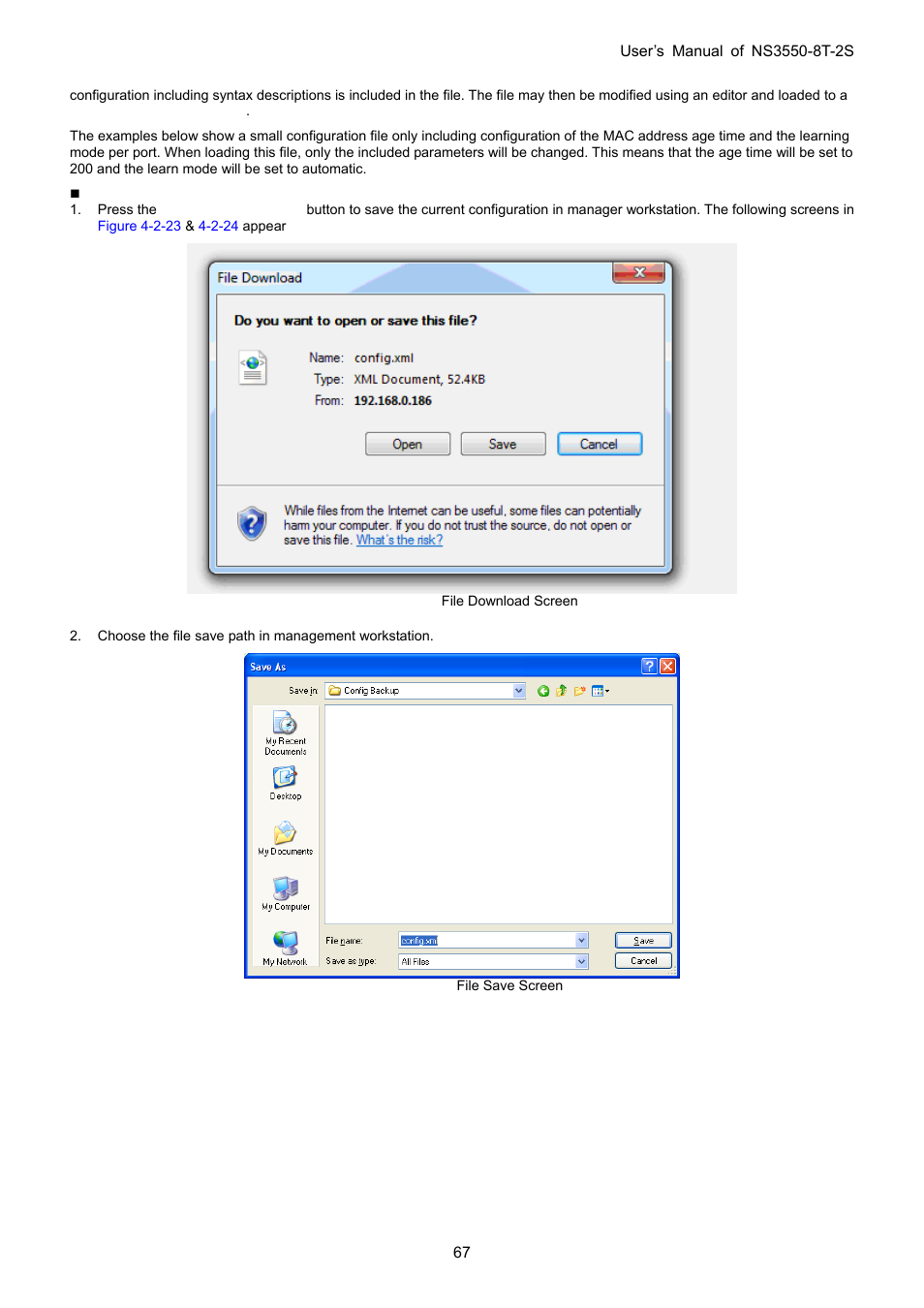 Interlogix NS3550-8T-2S User Manual User Manual | Page 67 / 495